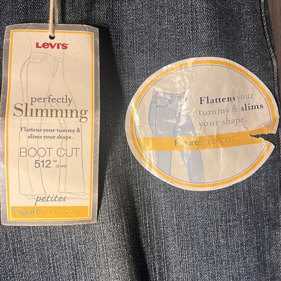 Levi’s Boot Cut 512 Jeans Perfectly Slimming Irregular Women’s 14M NWT - Picture 6 of 11